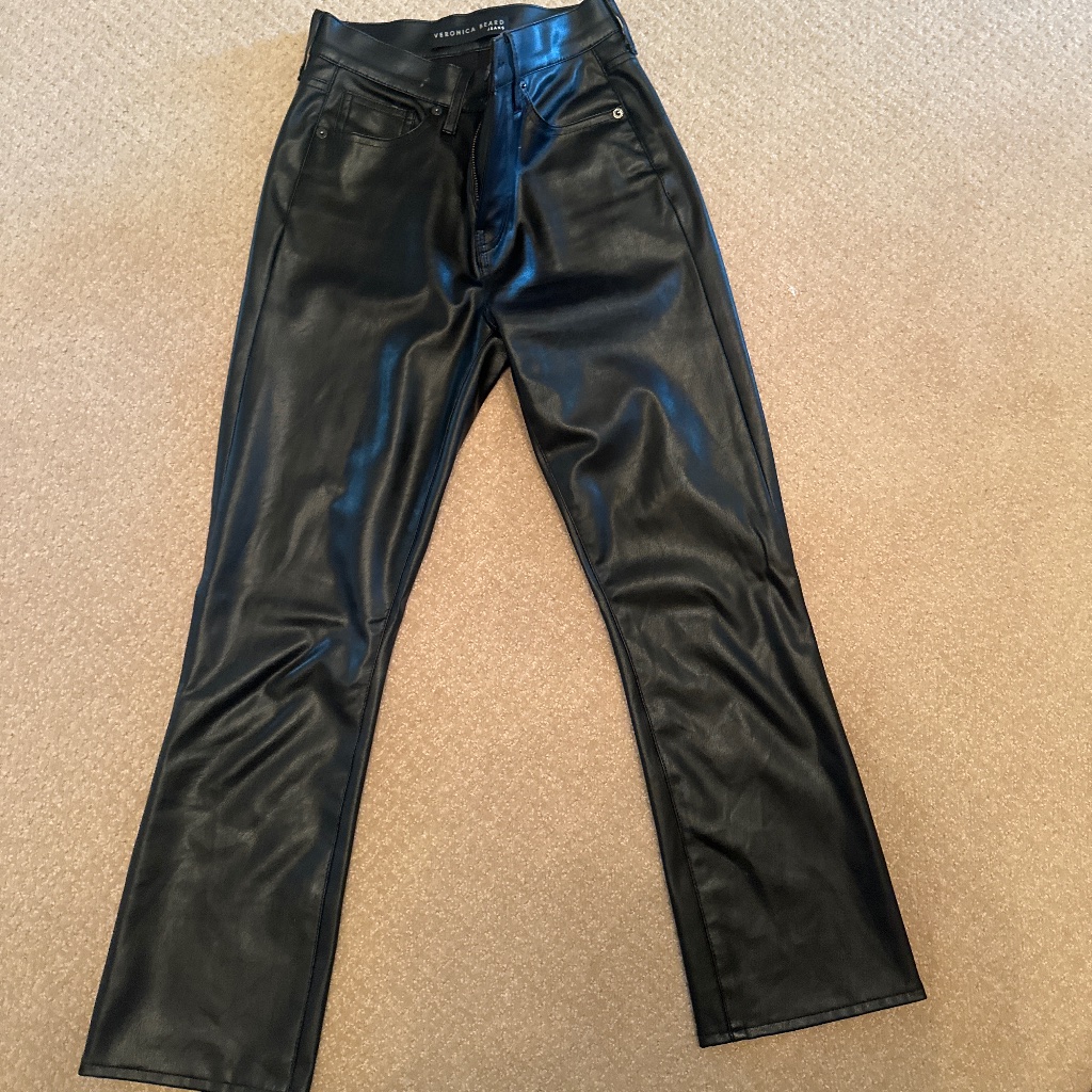 Veronica Beard Leather Pants Size 26